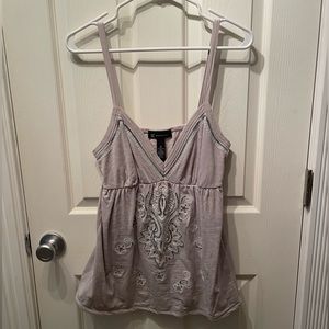 Deep V Tank with Sequins